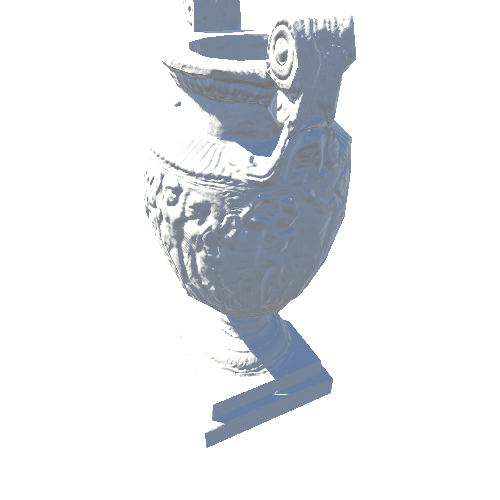 Ancient Roman Greek Vase with LOD3